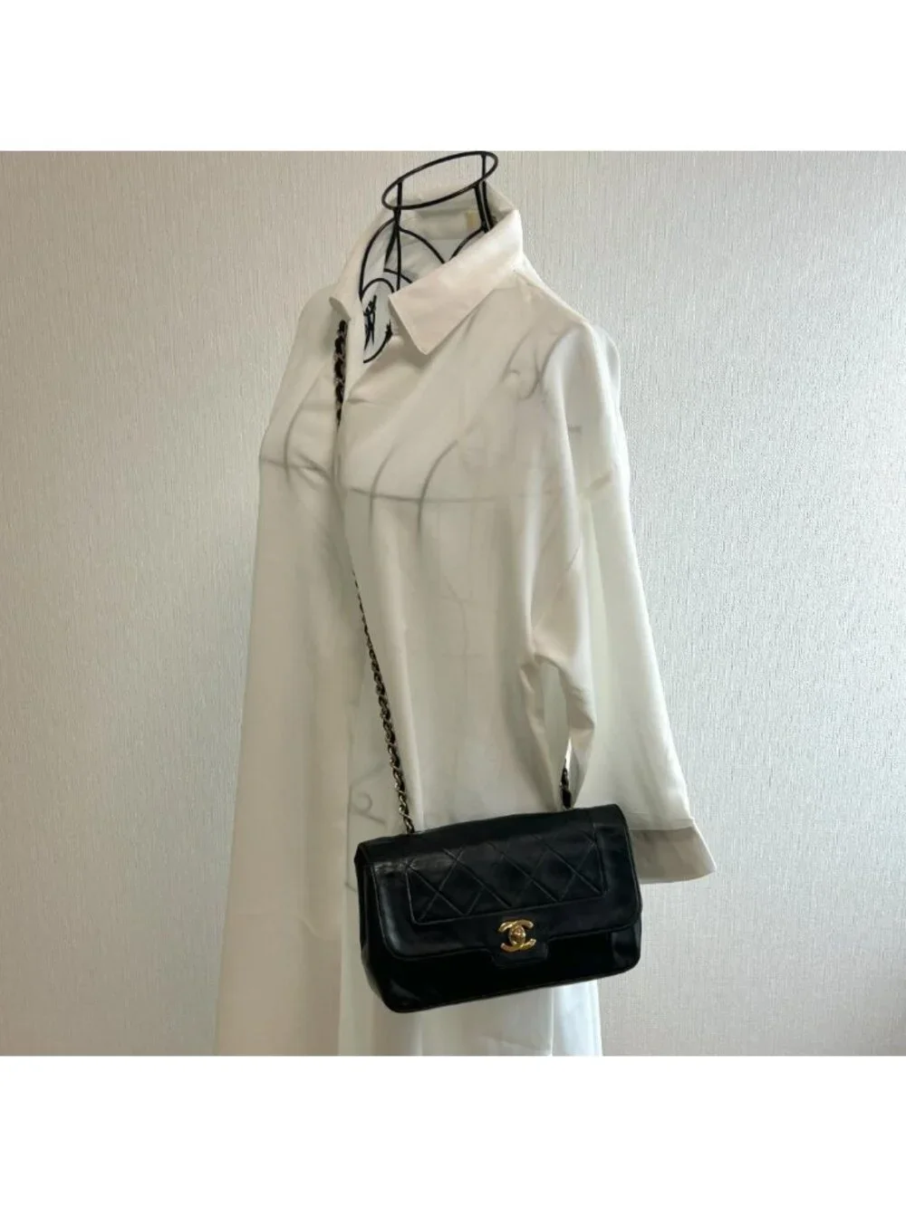 Chanel Quilted Diana Shoulder Bag